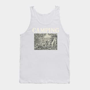 Camping Old School Tank Top